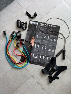 TKO Workout/Resistance Bands Set - Multicolor